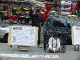 Fifth picture you see Chinese Falun Gong protesters in self imposed prisons to make their point on Broadway.