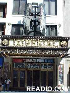 Pictures of the New York City Imperial Theater - Click photo to see the Readio NYC Broadway Theatres Pictures Index.