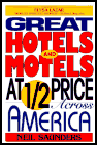 Great Hotels and Motels half price Across America. Readio.com in association with Amazon.com