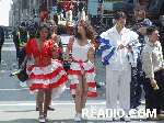 Cuban Girls Dancing Cuban Parade New York City May 4th 2003