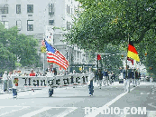 Hanseaten banner marching on Fifth Avenue, German American Parade German American Steuben Day Parade Pictures New York City 2003