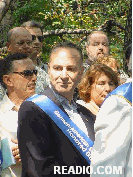 New York Senator Charles E. Schumer at the opening ceremony German American Steuben Day Parade Pictures New York City 2003