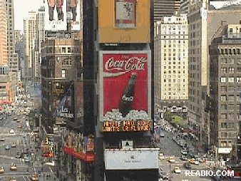 Old Coke Sign Times Square