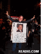 Bush in Spades Halloween Parade New York City October 31st 2003