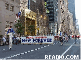 Jews March in Unity to Support Israel and America Now and Forever 2002 New York Salute to Israel Parade Pictures of the Israeli Day Parade on Fifth Avenue Manhattan.