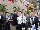NYC Mayor Mike Bloomberg, Mayor Ed Koch and Governor George Pataki 2002 New York Salute to Israel Parade Pictures of the Israeli Day Parade on Fifth Avenue Manhattan.