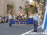American Jewish War Veterans of Kings County March up 5th Avenue 2002 New York Salute to Israel Parade Pictures of the Israeli Day Parade on Fifth Avenue Manhattan.