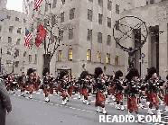 Bag Pipe Marchers at Rockefeller Center