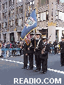 Soldiers Flag Pictures of 2001 Veterans Day Parade in New York City Fifth Avenue.